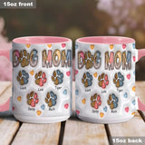 Dog Mom - Personalized Dog Accent Mug