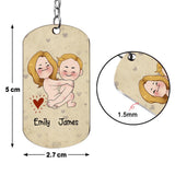 I Hope Your Day Is Nice As My Your Butt - Personalized Couple Stainless Steel Keychain