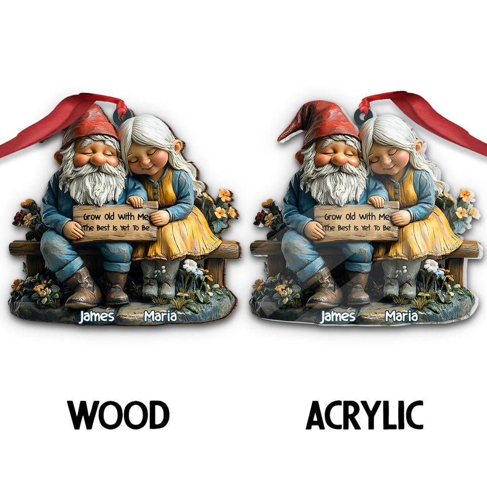Grow Old With Me - Personalized Gardening Ornament
