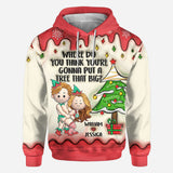 Bend Over And I Will Show You - Personalized Couple All Over Shirt
