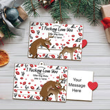 I Love You - Personalized Hunting Sliding Ornament