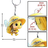 Cute Baby Bee - Personalized Kid Keychain