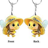 Cute Baby Bee - Personalized Kid Keychain