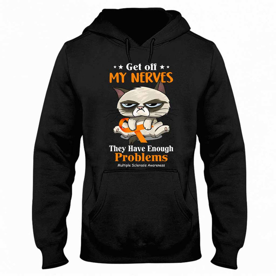 Laissez-moi tranquille ! – T-shirt et sweat à capuche de sensibilisation à la sclérose en plaques 092021
