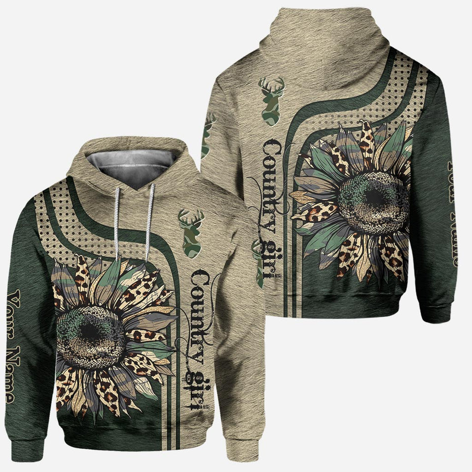Country Girl - Personalized Hunting Hoodie and Leggings