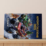 Monster Crusher - Personalized Kid Advent Calendar With Ornaments