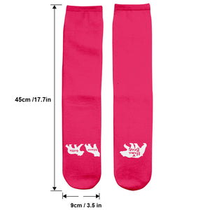 Mama Bear And Her Cubs With Any Kid Nam - Personalized Mother Socks