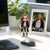 Custom Anyone Photo - Gift For Her, For Him - Personalized Couple Custom Made 3D Minifigure Ornament