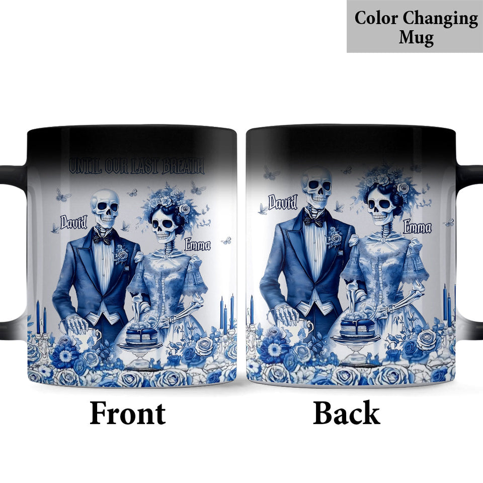 Until Our Last Breath - Personalized Couple Mug