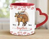 I Love You - Personalized Hunting Heart Handle Mug