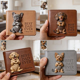 Custom Any Photo - Personalized Dog Leather Wallet