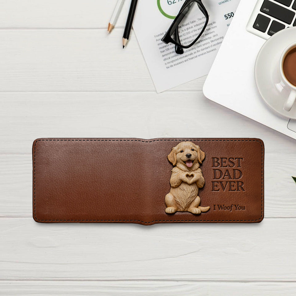 Custom Any Photo - Personalized Dog Leather Wallet