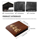 Custom Any Photo - Personalized Dog Leather Wallet