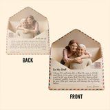 Letter To My Dad - Personalized Father Custom Shaped Acrylic Plaque