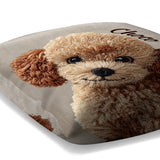 Cute Poodles - Personalized Poodles Throw Pillow