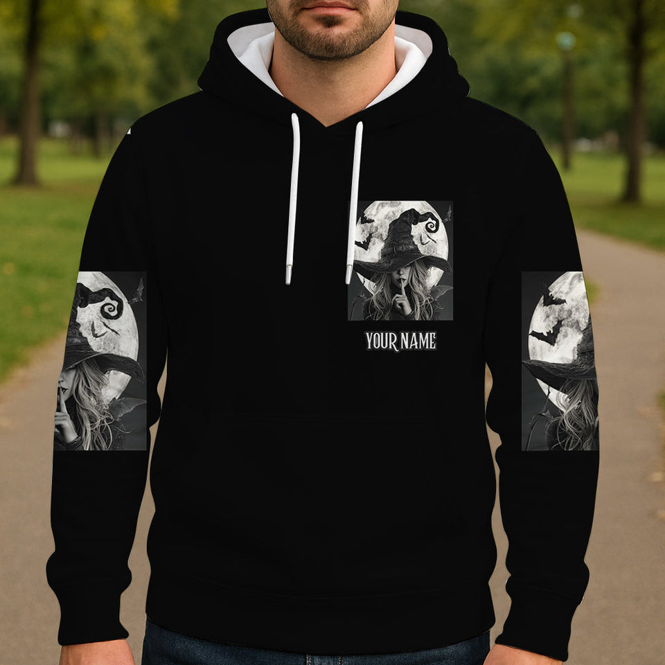 A Wee Bit Wicked - Personalized Witch All Over Shirt