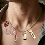 Feeling Dope - Personalized Weed Earrings & Pendants Necklace