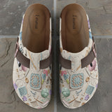 Crocheting Makes Me Happy - Personalized Crocheting Clogs With Arch Support