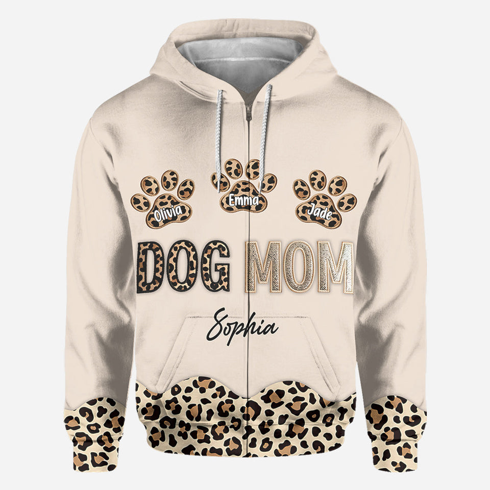 Dog Mom - Personalized Dog All Over Shirt