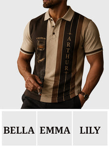Whiskey & Cigar - Personalized Whisky Polo Shirt