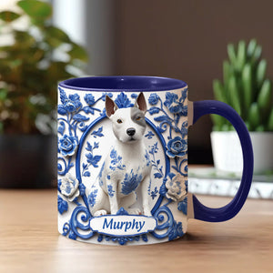 Cute Pitbull - Personalized Dog Accent Mug