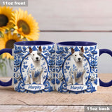 Cute Pitbull - Personalized Dog Accent Mug