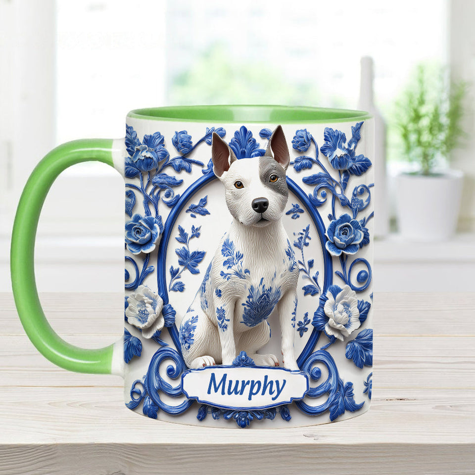 Cute Pitbull - Personalized Dog Accent Mug