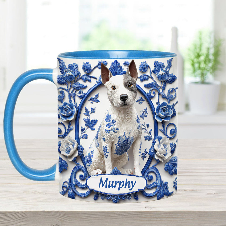 Cute Pitbull - Personalized Dog Accent Mug