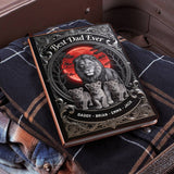 Best Dad Ever - Personalized Father Leather Journal