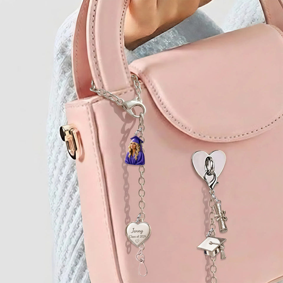 Class Of 2026 - Personalized Graduation Dangling Charms