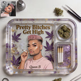 Custom Rolling Tray From Any Photo - Personalized Weed Catch-All Tray