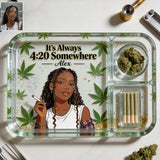 Custom Rolling Tray From Any Photo - Personalized Weed Catch-All Tray