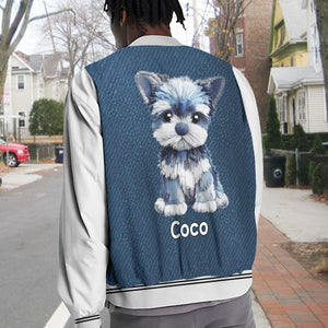 Cool Dog - Personalized Dog Varsity Jacket