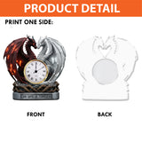 Our Love Is Timeless - Personalized Couple Acrylic Clock Plaque