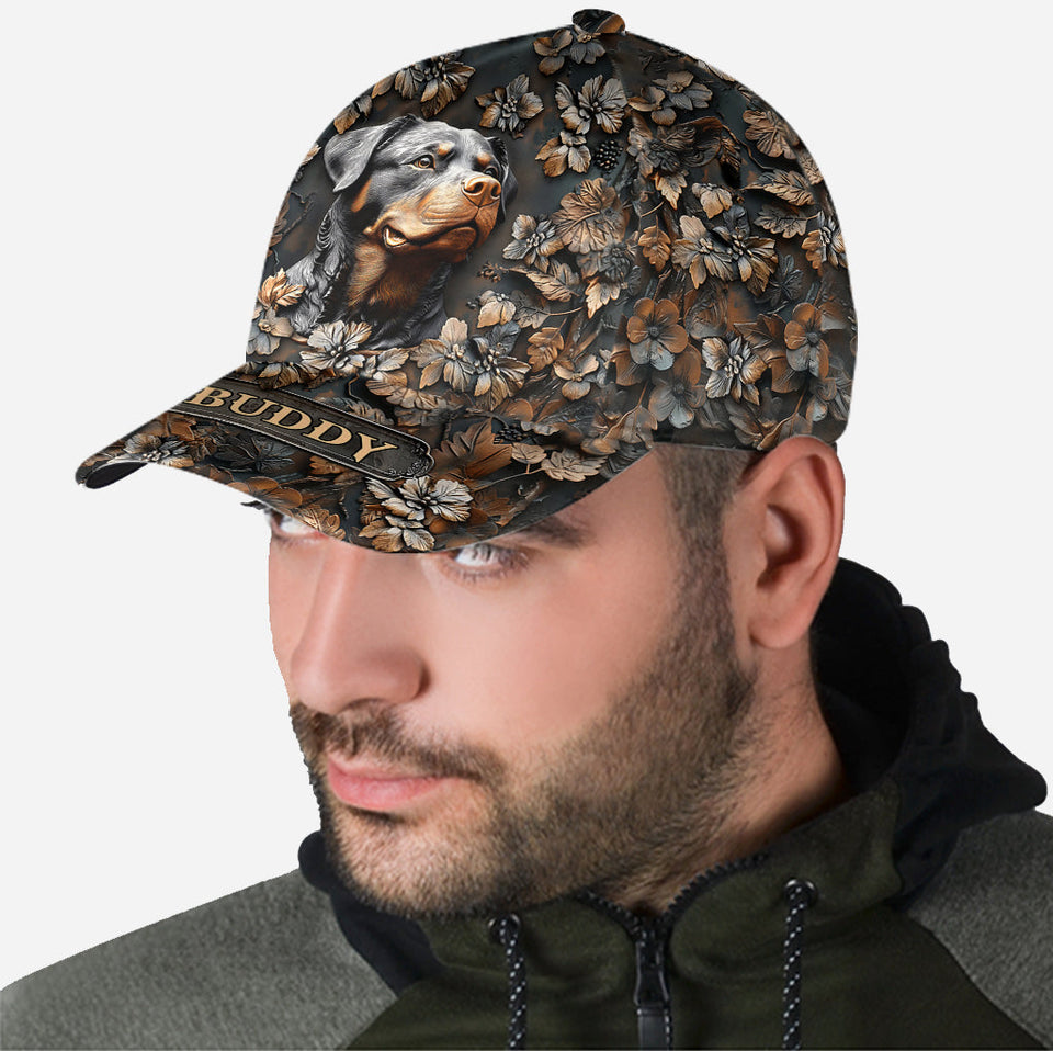 Home Is Where My Rottweiler Is - Personalized Dog Classic Cap
