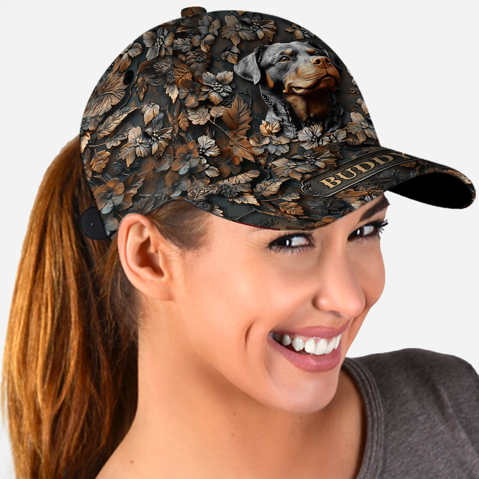 Home Is Where My Rottweiler Is - Personalized Dog Classic Cap