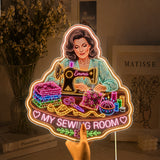 Love Sewing - Personalized Sewing Neon LED Light Sign