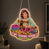 Love Sewing - Personalized Sewing Neon LED Light Sign