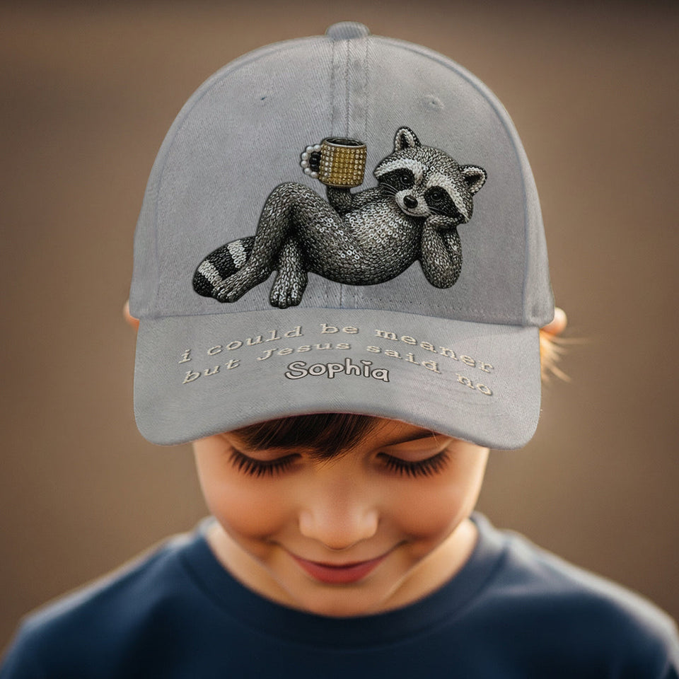 Funny Sarcastic Gift For Christians - Personalized Raccoon Classic Cap