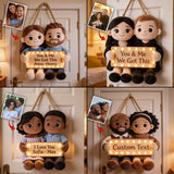 You & Me We Got This - Personalized Couple LED Light Acrylic Sign