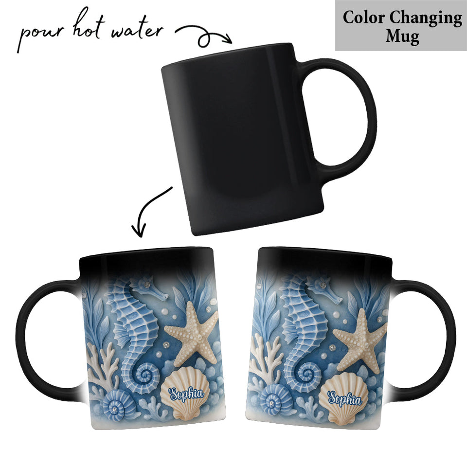 Gift For Sea Lover - Personalized Sea Lover Mug
