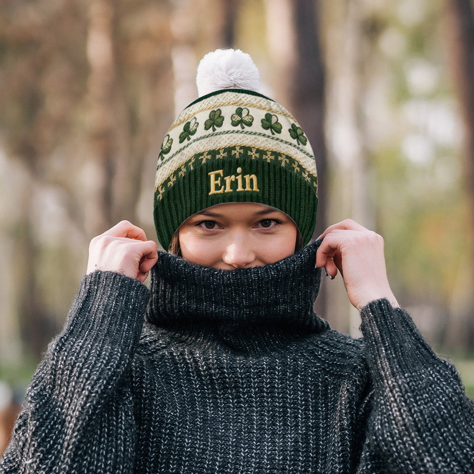 St Patrick's Day - Personalized Irish Beanie Hat