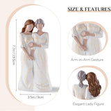 Mother Daughter Figurines Statue