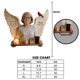 Your Wings Were Ready - Personalized Memorial Wooden Floating Shelf