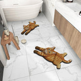 Cute Cat - Personalized Cat Non-Slip Tufted Rug