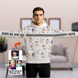 Daddy We Love You This Much - Personalized Father All Over Shirt