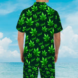 Let's Get High - Personalized Weed Hawaiian Shirt & Men Shorts