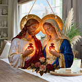 Sacred Hearts Christian - Personalized Christian LED Light Acrylic Sign