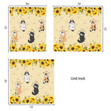 Cute Cats - Personalized Cat Shower Curtain