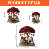 Our Family - Personalized Family Custom Shaped Acrylic Plaque